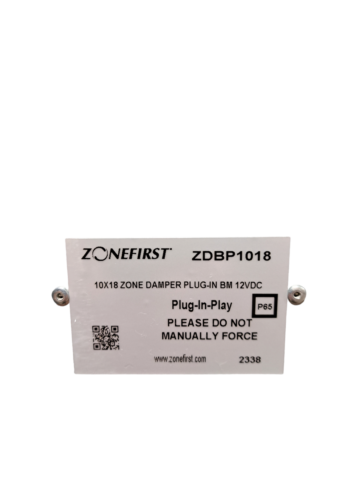 ZONEFIRST, ZDBP1018, 10x18, Zone Damper, Plug-in, Bm 12vdc - NEW NO BOX - FreemanLiquidators - [product_description]