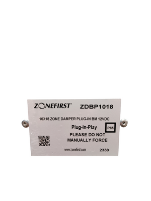 ZONEFIRST, ZDBP1018, 10x18, Zone Damper, Plug-in, Bm 12vdc - NEW NO BOX - FreemanLiquidators - [product_description]