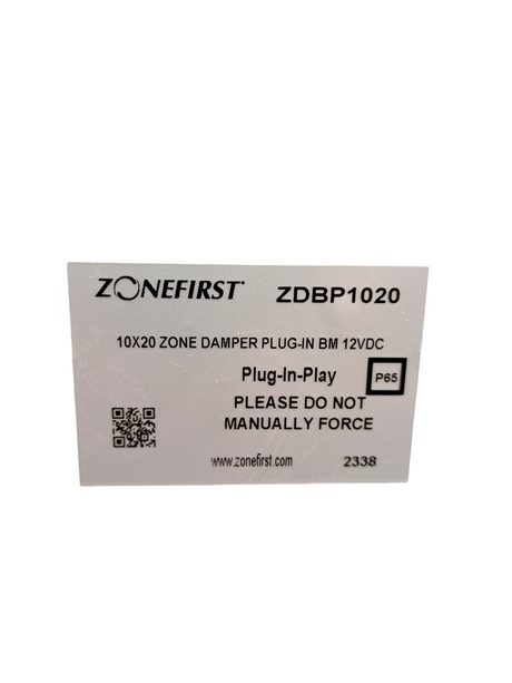 ZONEFIRST, ZDBP1020, 10x20, Zone Damper, Plug-in, Bm 12vdc - NEW NO BOX - FreemanLiquidators - [product_description]