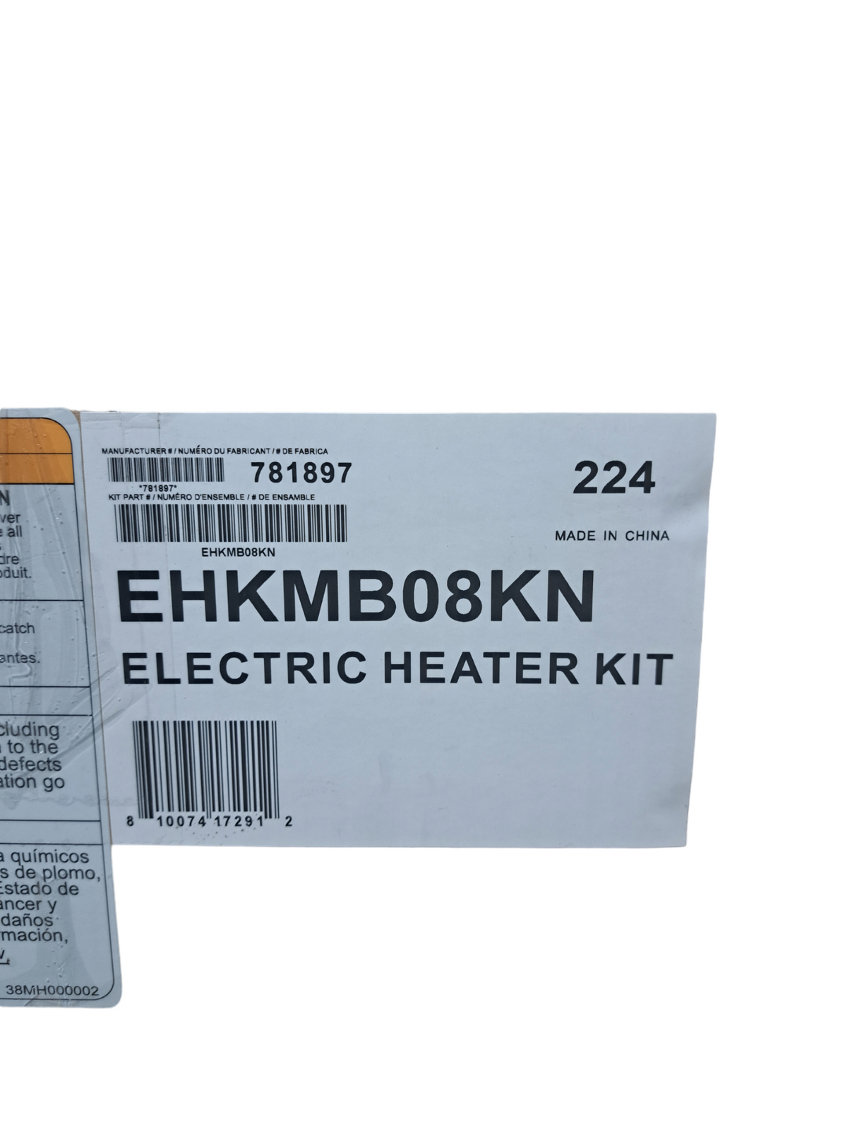 EHKMB08KN, DL3, 8KW, ELECTRIC HEATER, FITS, 40MBAB/MUA - FreemanLiquidators - [product_description]