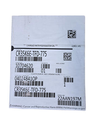 COPELAND, CR35K6E-TFD-775, R22, 460, 3 PHASE, RECIPROCATING, COMPRESSOR, 35000 BTU - FreemanLiquidators - [product_description]