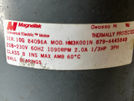 Magnetek, McQuay, HM3K001N, 044458400, 1/3HP, Motor - NEW IN BOX - FreemanLiquidators - [product_description]