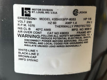 Load image into Gallery viewer, Emerson, K55HXSFP-8053, S88-260, 1/6HP, Motor - NEW IN BOX - FreemanLiquidators - [product_description]
