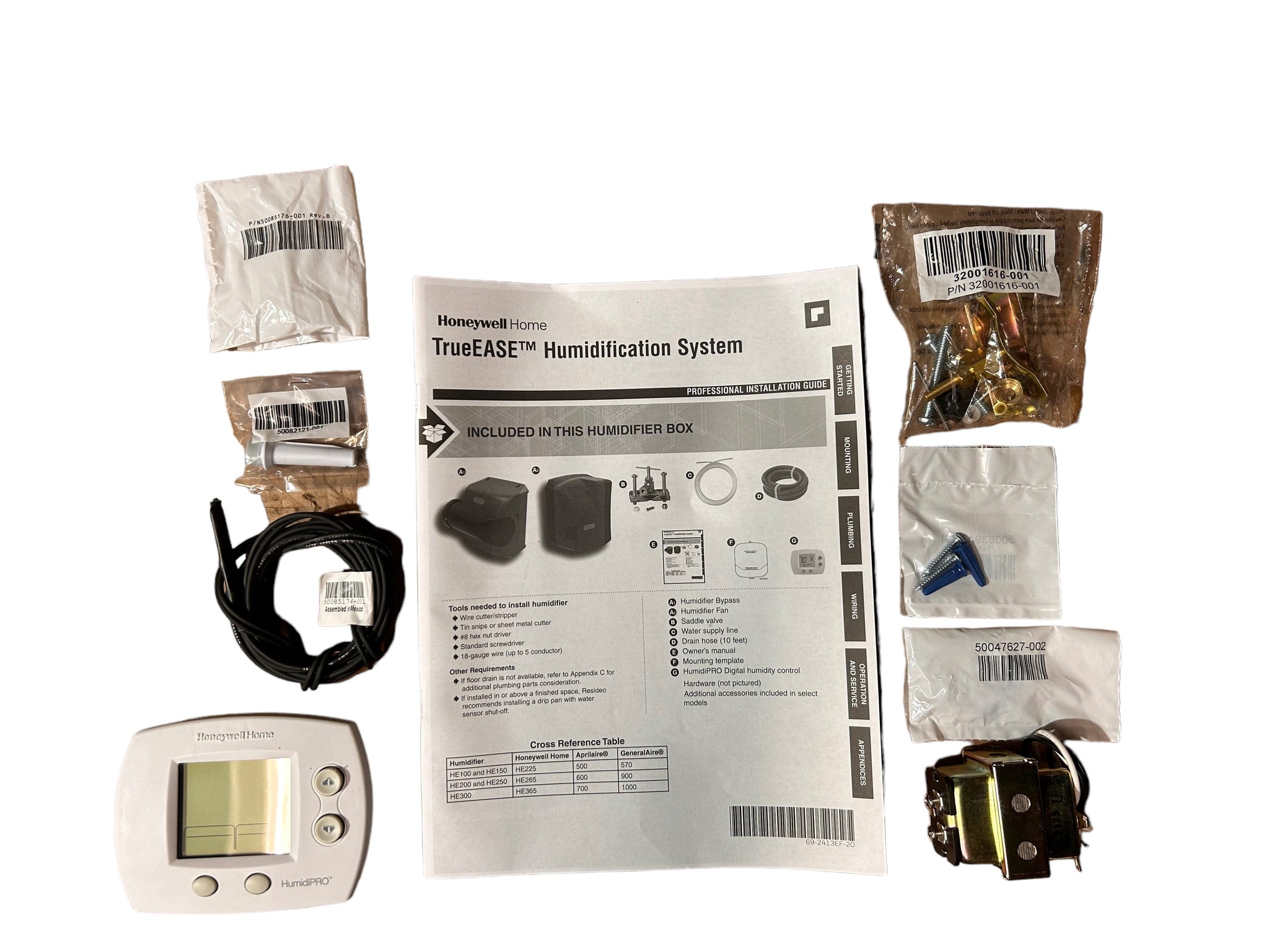 HE100A1000, HoneyWell Home, TrueEASE, 12 Gallon, Basic Bypass