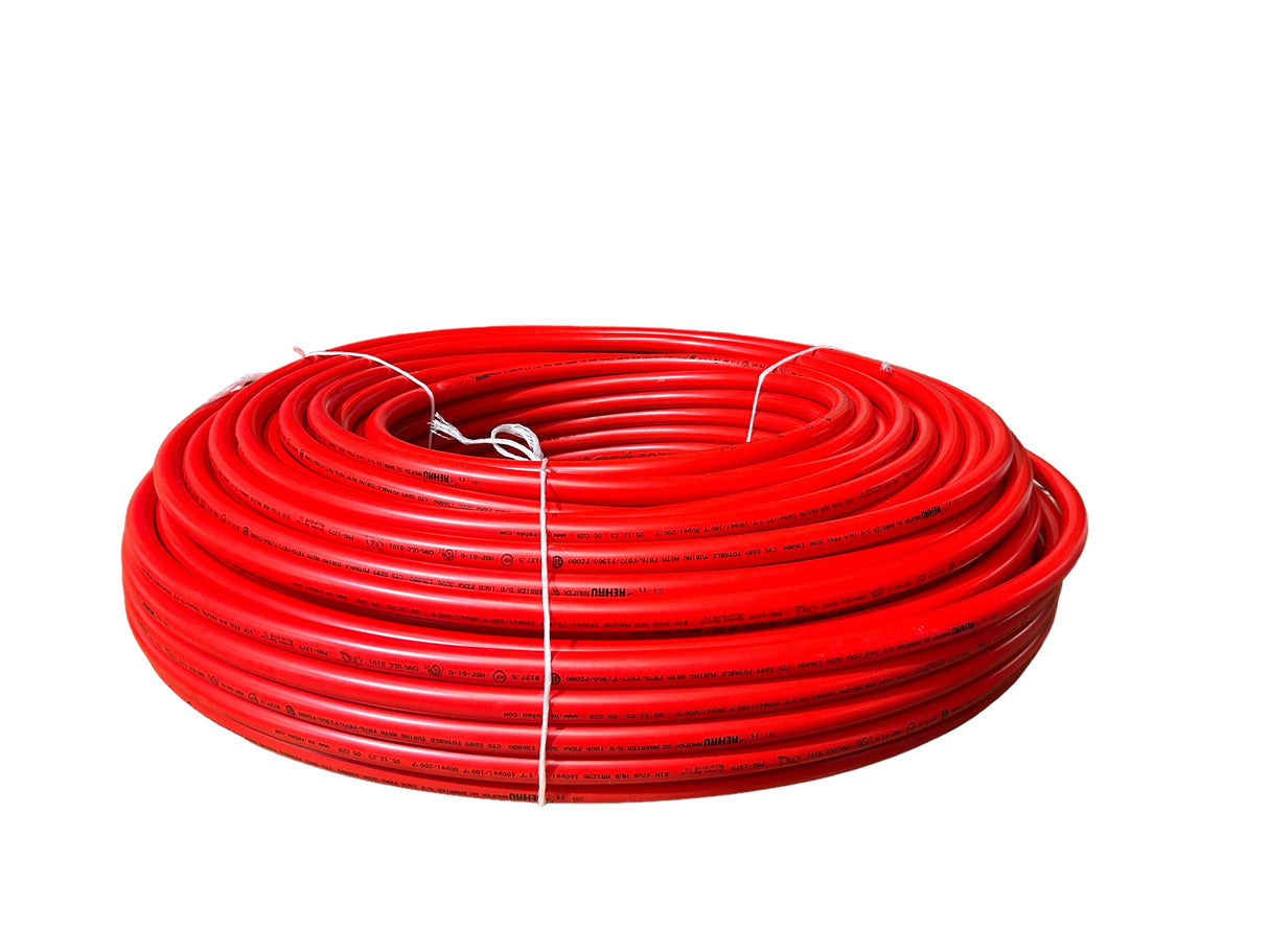 1", RauPEX Tubing, 136011-500, 500ft, Red, O2 Barrier, Pipe Coil - FreemanLiquidators - [product_description]