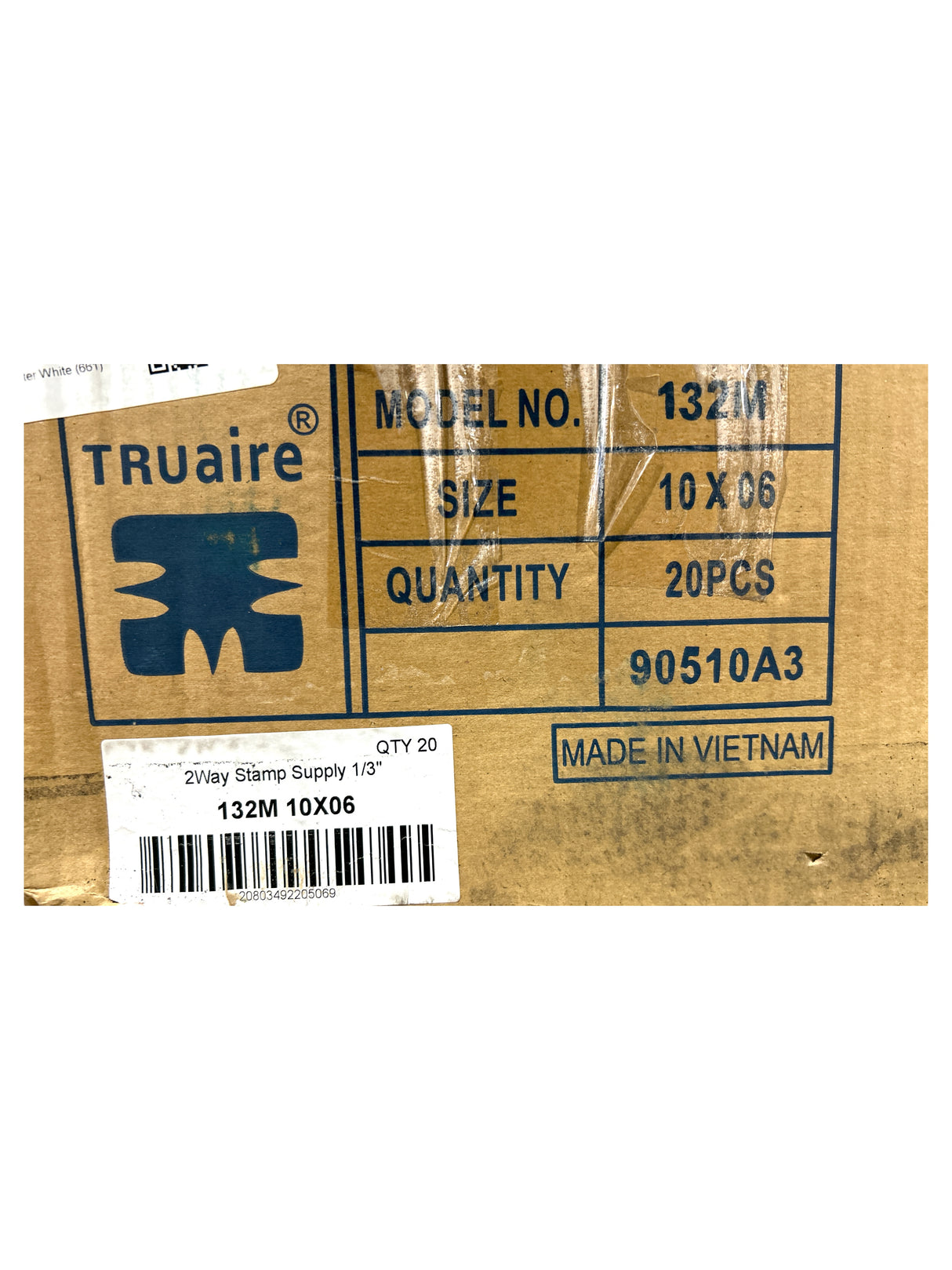 TruAire, 10 in. x 6 in., 2-Way Steel, Wall/Ceiling Register, 1/3 in., Fin Spacing - FreemanLiquidators - [product_description]