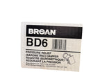 Broan, BD6, Pressure Relief Damper, w/ Wall Cap, NO COLLAR - FreemanLiquidators - [product_description]