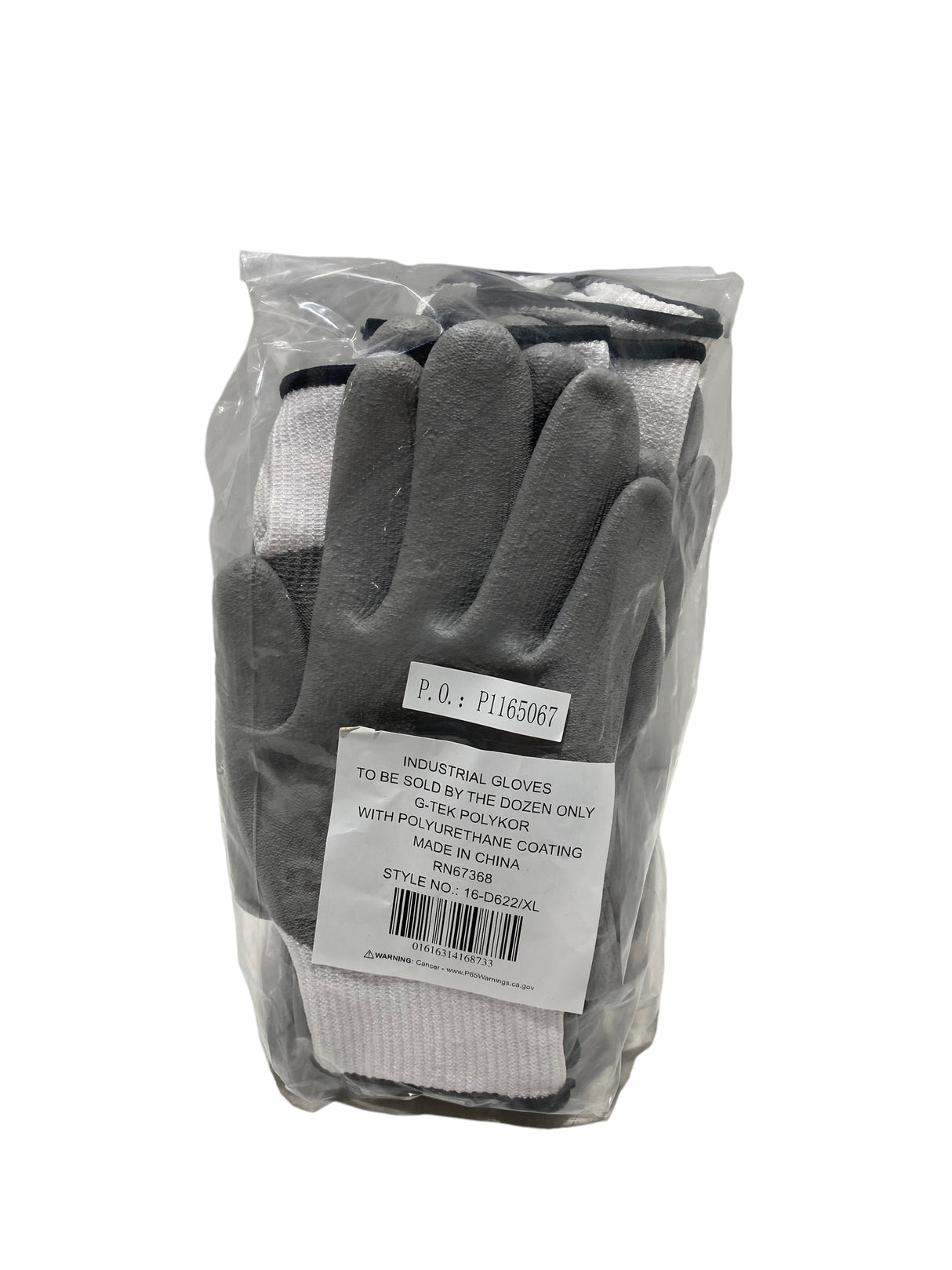 G-TEK Poly Kor Industrial Gloves 10PK, XL - FreemanLiquidators - [product_description]