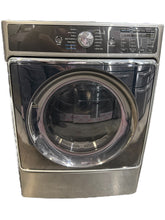 Load image into Gallery viewer, 9.0 cu. ft. Smart Electric Dryer w/ Accela Steam Technology – Metallic Silver ED1983- COSMETIC DAMAGE- IN-STORE-PICKUP-ONLY - FreemanLiquidators - [product_description]
