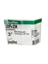 DuraVent, DuraFlex, 3DFA-25K, Aluminum Liner Kit, 3" x 25' - FreemanLiquidators - [product_description]