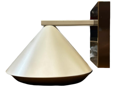 Matteo Lighting, S06801WHAG, Velax 6 Inch Wall Sconce, White Finish, with Aged Gold - New in Box - FreemanLiquidators - [product_description]