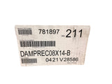 DAMPREC08X14-B, RECTANGULAR ZONE DAMPER, 8" X 14", 3-WIRE, (PO/PC) - FreemanLiquidators - [product_description]