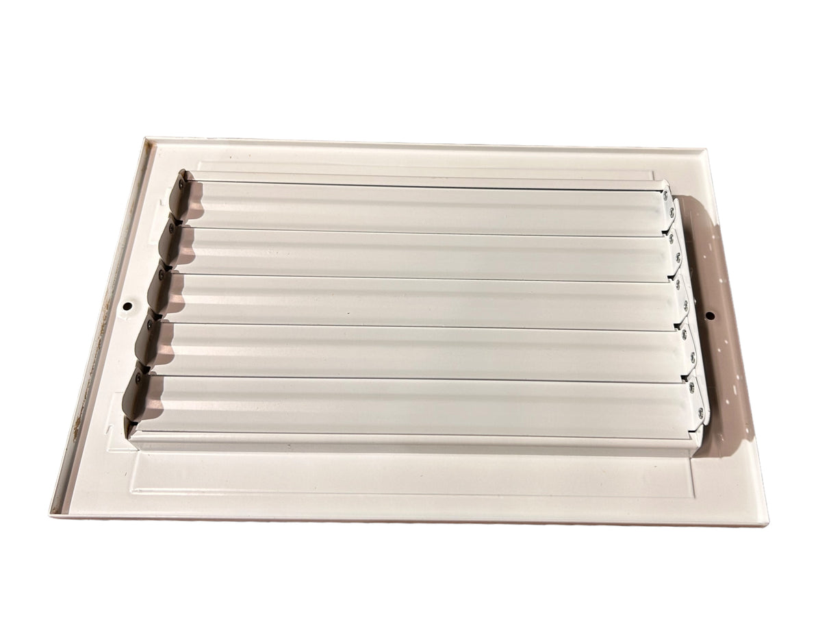 TruAire, 10 in. x 6 in., 2-Way Steel, Wall/Ceiling Register, 1/3 in., Fin Spacing - FreemanLiquidators - [product_description]