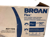 Broan Flex Series, AE110S, 110 CFM, 1.0 Sones, Humidity Sensing, Ventilation Fan - FreemanLiquidators - [product_description]