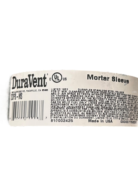 DuraVent, DuraFlex, 3DFA-25K, Aluminum Liner Kit, 3" x 25' - FreemanLiquidators - [product_description]