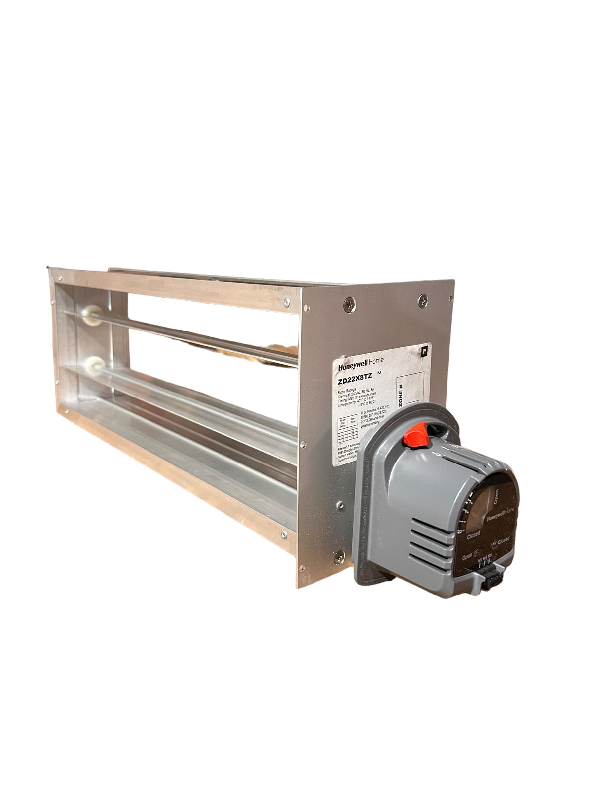 Rectangular Damper Blade TrueZONE, ZD22X8TZ, Rectangular Parallel Blade Damper – Freeman Liquidators