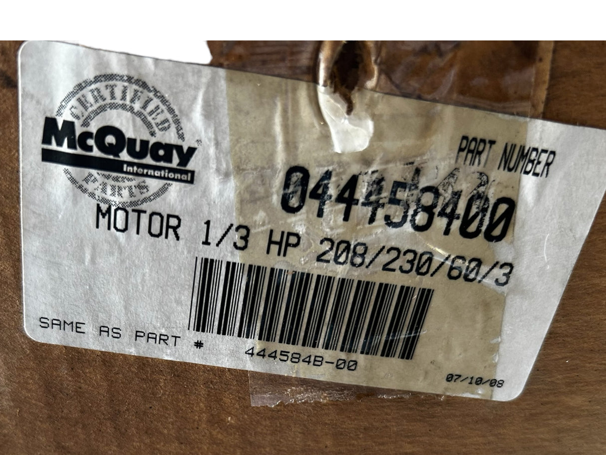 Magnetek, McQuay, HM3K001N, 044458400, 1/3HP, Motor - NEW IN BOX - FreemanLiquidators - [product_description]