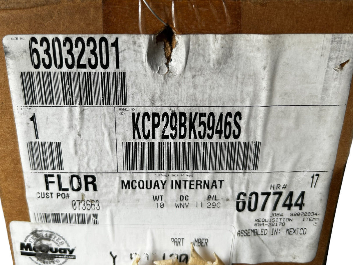 GE MOTORS, 5KCP29BK3955BS, MCQUAY, YXA071303, 1/20HP, Motor - NEW IN BOX - FreemanLiquidators - [product_description]