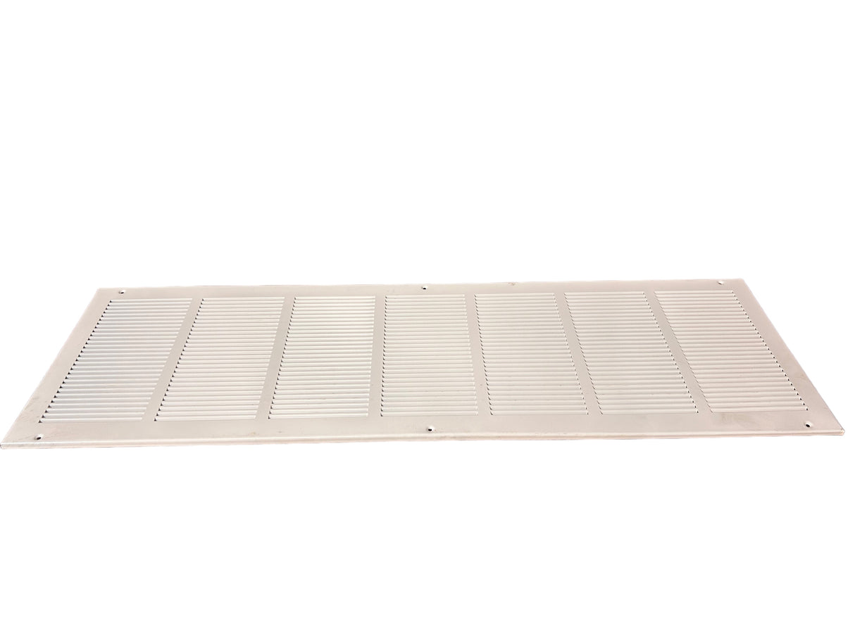 TRUaire , TRU17336X10, Stamped Return Grille, 36 x 10 in, 1/3 in Spacing, Steel, White - FreemanLiquidators - [product_description]