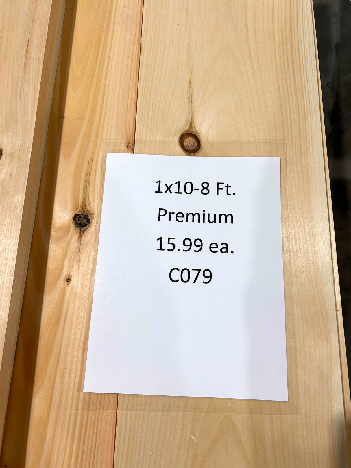 Premium Pine 1" X 10" - 8' IN-STORE-PICKUP-ONLY - FreemanLiquidators - [product_description]