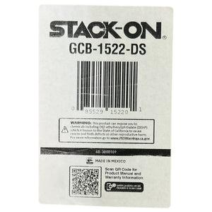 Stack-On, GCB-1522-DS, Steel, 22-Gun, Security Gun Cabinet, Foam Barrel Rests, Black - FreemanLiquidators - [product_description]