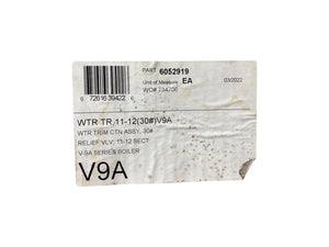 Burnham, #6052919, WTR TRM, Relief Valve, 11-12, (30#), V9A - FreemanLiquidators - [product_description]