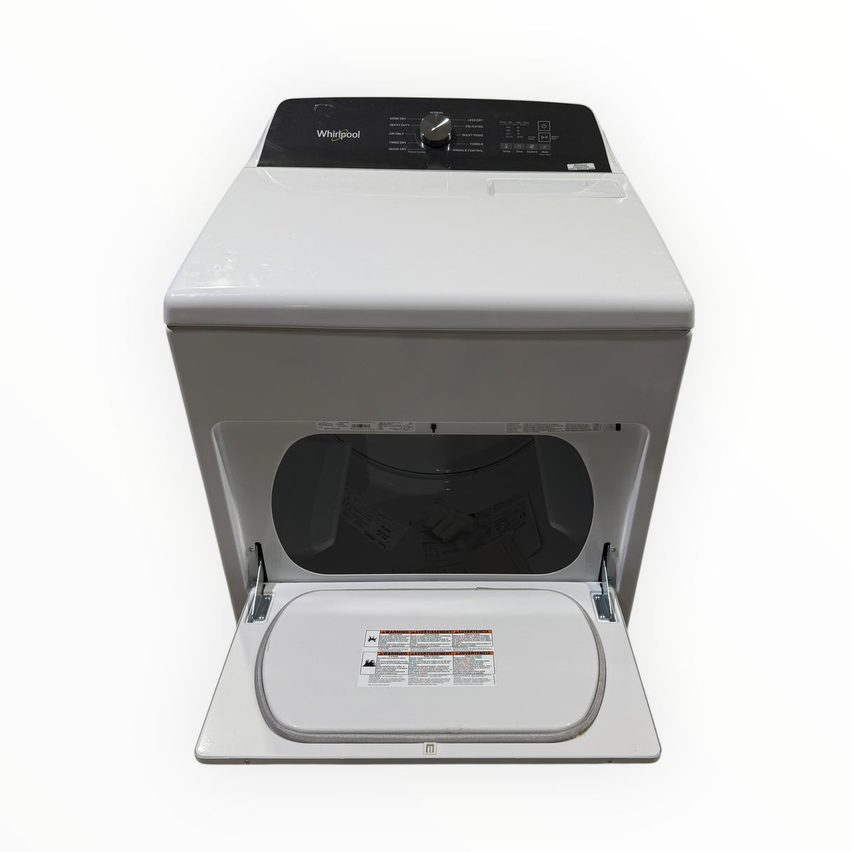 Whirlpool, Top Load, Moisture Sensing Gas Dryer - 7.0 cu. ft. (WGD5010LW) - Freeman Liquidators - [product_description] - Top Load
