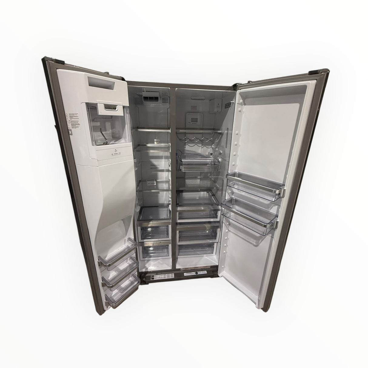 KitchenAid, 22.6 cu ft. Counter-Depth, Side-by-Side, Refrigerator (KRSC703HPS) - Freeman Liquidators - [product_description] - 22.6 cu ft.