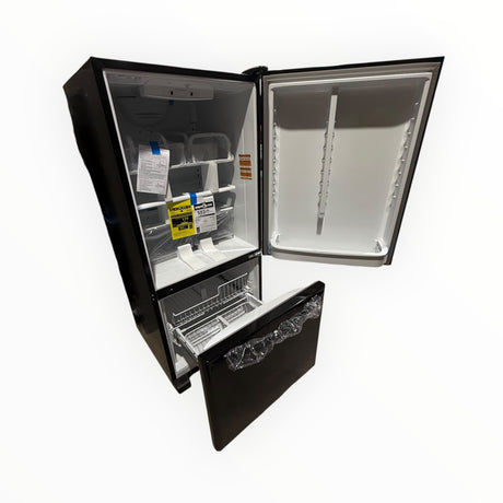 Whirlpool, 30-inches wide, Bottom-Freezer Refrigerator, with, SpillGuard Glass Shelves, 18.7 cu. ft., WRB329DMBB - Freeman Liquidators - [product_description] - 18.7 cu. ft.