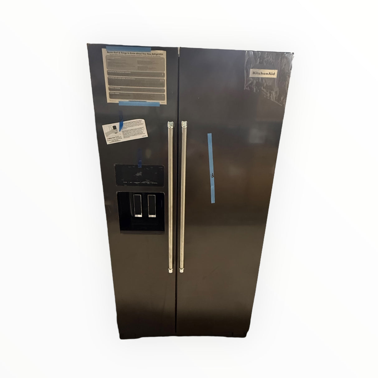 KitchenAid, 24.8 cu ft. Side-by-Side, Refrigerator (KRSF705HBS)