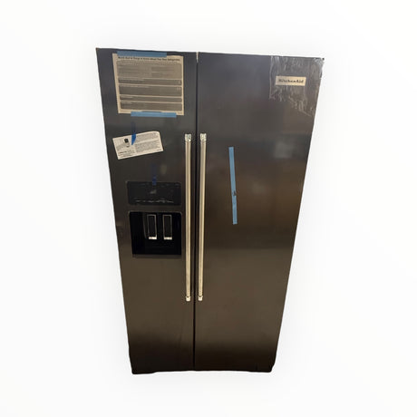 KitchenAid, 24.8 cu ft. Side-by-Side, Refrigerator (KRSF705HBS) - Freeman Liquidators - [product_description] - 24.8 cu ft.