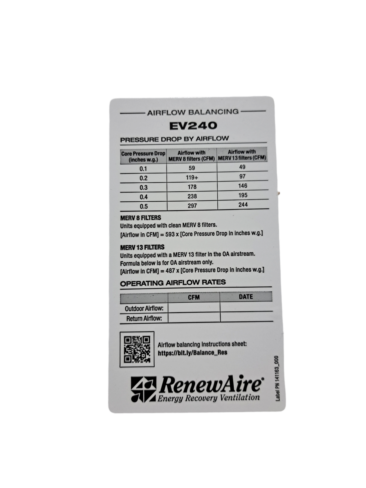 Renewaire, EV240, Energy, Recovery, Ventilator - FreemanLiquidators - [product_description]