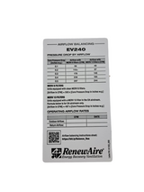 Renewaire, EV240, Energy, Recovery, Ventilator - FreemanLiquidators - [product_description]