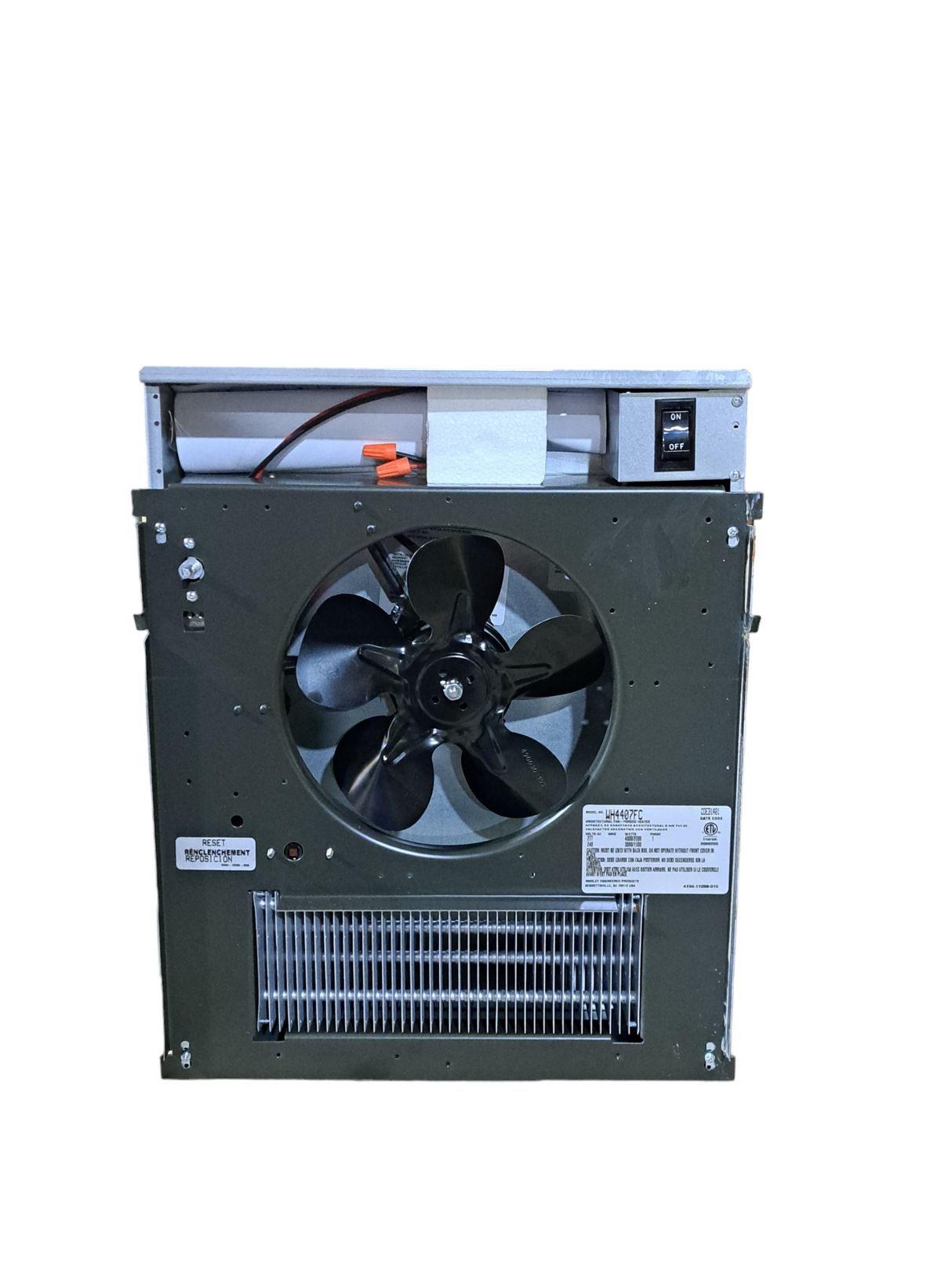 Qmark, AWH4407F, 277V/240V, 4000/2000, 3000/1500-Watt, Wall Heater, Fan Forced - FreemanLiquidators - [product_description]