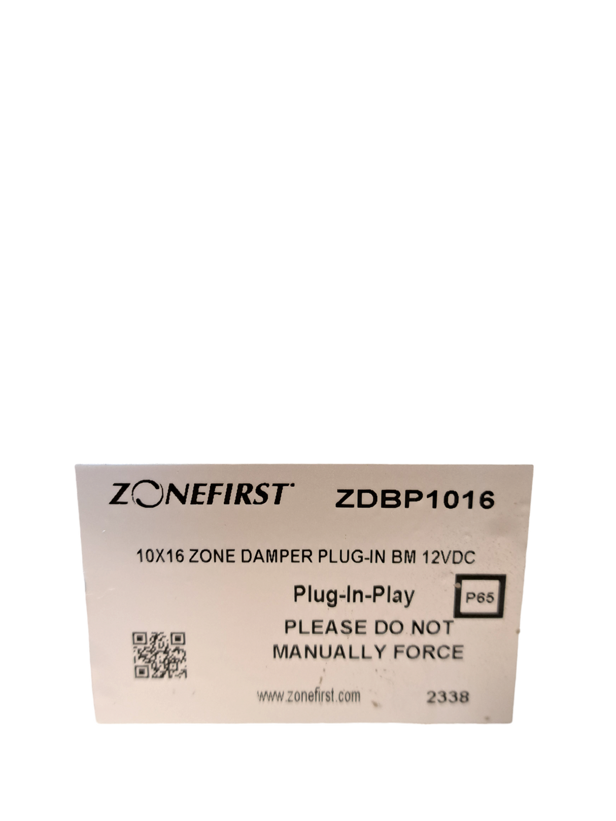 ZoneFirst, ZDBP1016, Plug-In-Play, Bottom Mount, Zone Damper - FreemanLiquidators - [product_description]