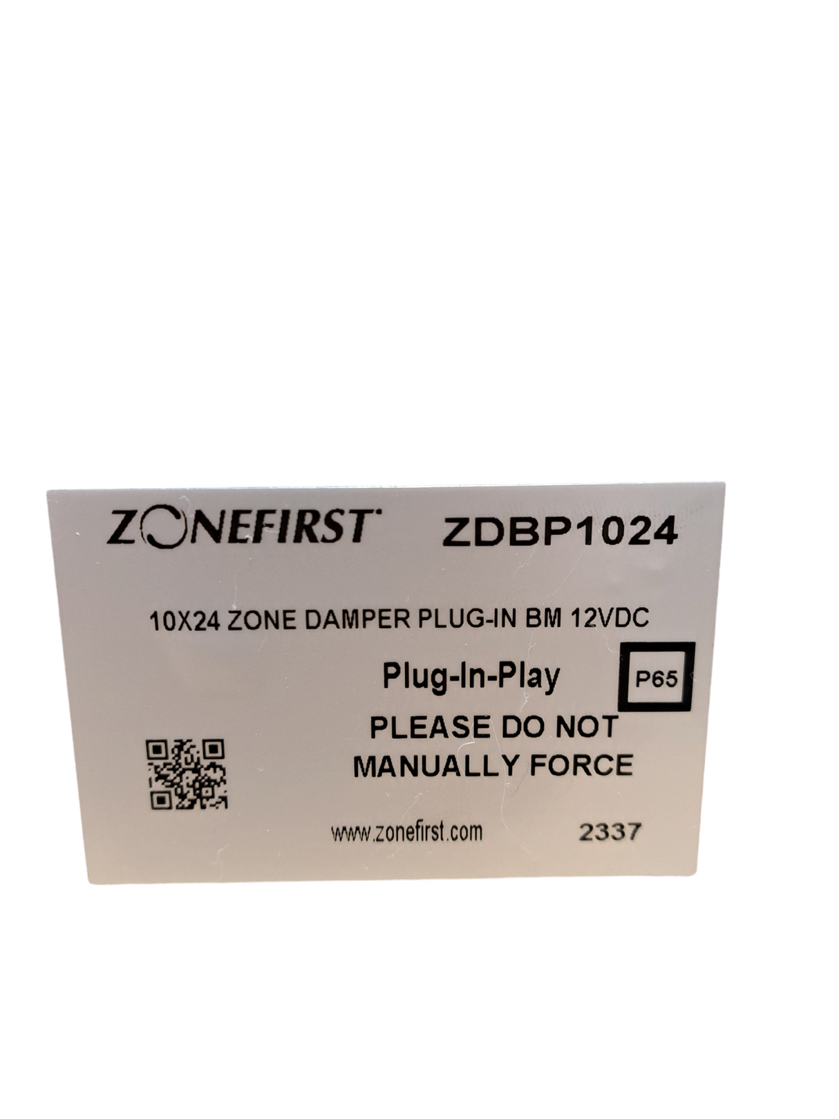 ZONEFIRST, ZDBP1024, 10x24, Zone Damper, Plug-in, Bm 12vdc - NEW NO BOX - FreemanLiquidators - [product_description]