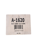 Delco Remy, 22SI Brush Type Alternator, A-1620 - FreemanLiquidators - [product_description]