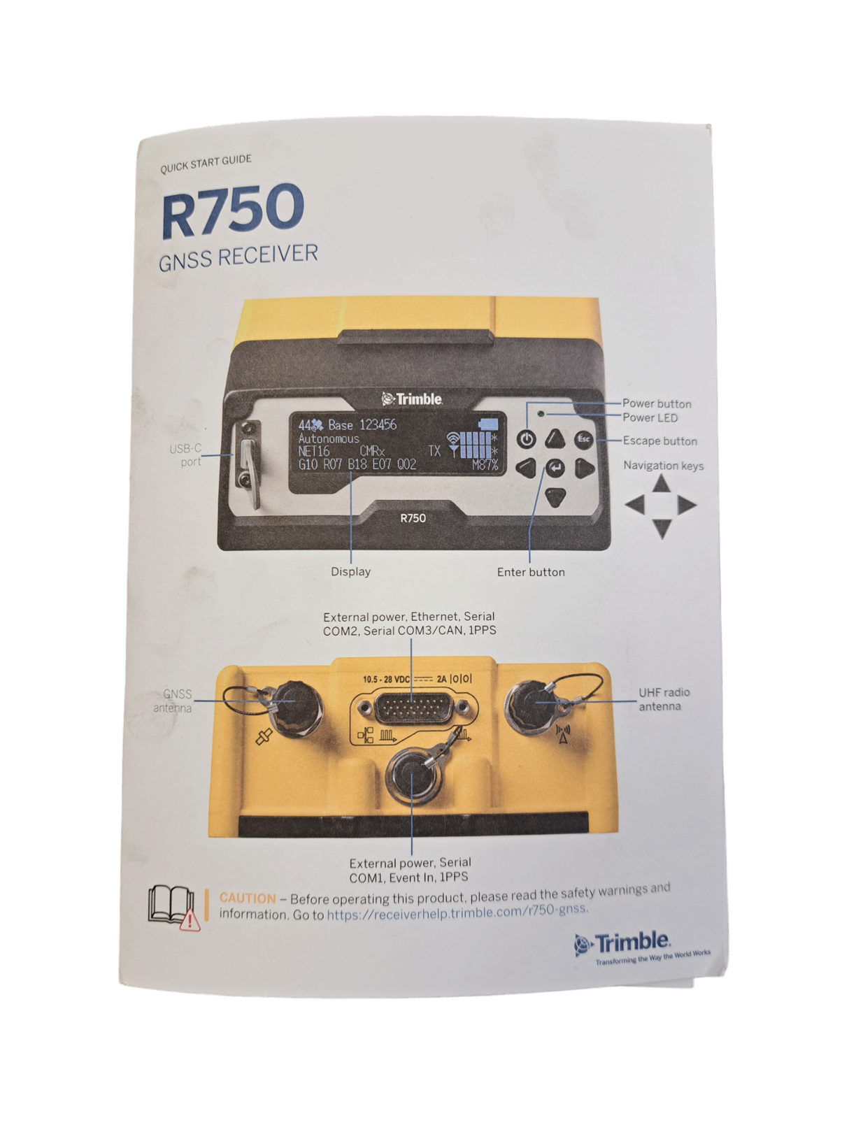 Trimble, R750, Modular GNSS Receiver - FreemanLiquidators - [product_description]