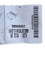 HCP, 58506061, 6" Oval To 6" Round, 90°, No Crimp, Boot Duct Fitting, 30 Pack - Freeman Liquidators