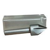 (3 Pack) Production Single Flute High Speed Steel Countersinks 07-030-032 - Length: 2", Shank Diameter: 1/4", Size:1/2"