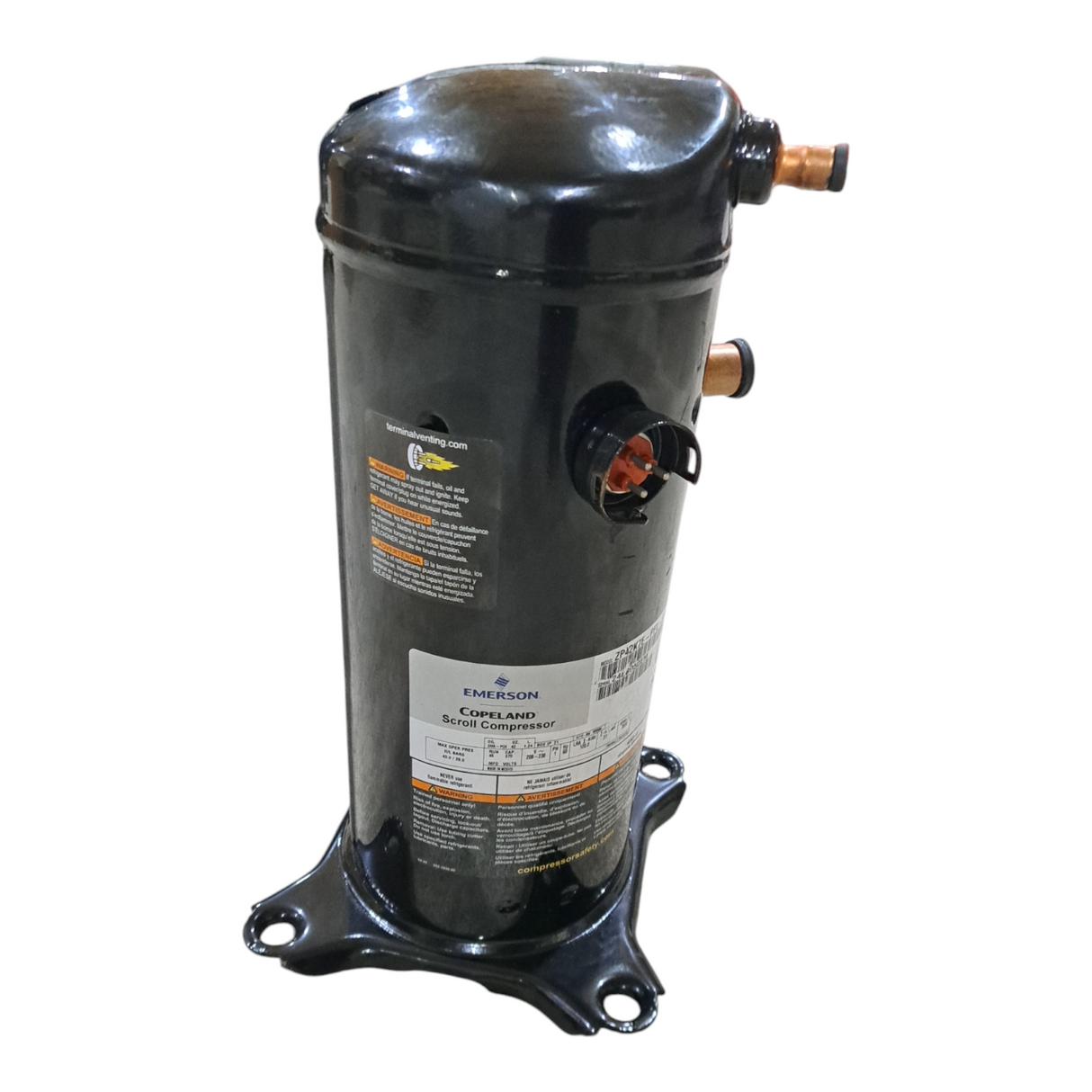 Copeland Scroll, ZP42K7E-PFV-130, 3.0/3.5 Ton R410A Compressor - Freeman Liquidators
