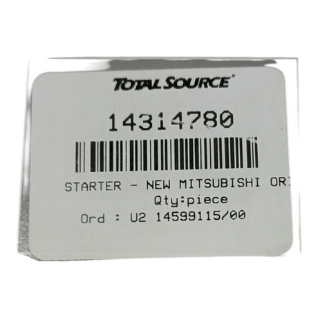 Starter Motor M000T84381PM | Fits Mitsubishi & Caterpillar Forklifts with Mazda FE Engines - Freeman Liquidators