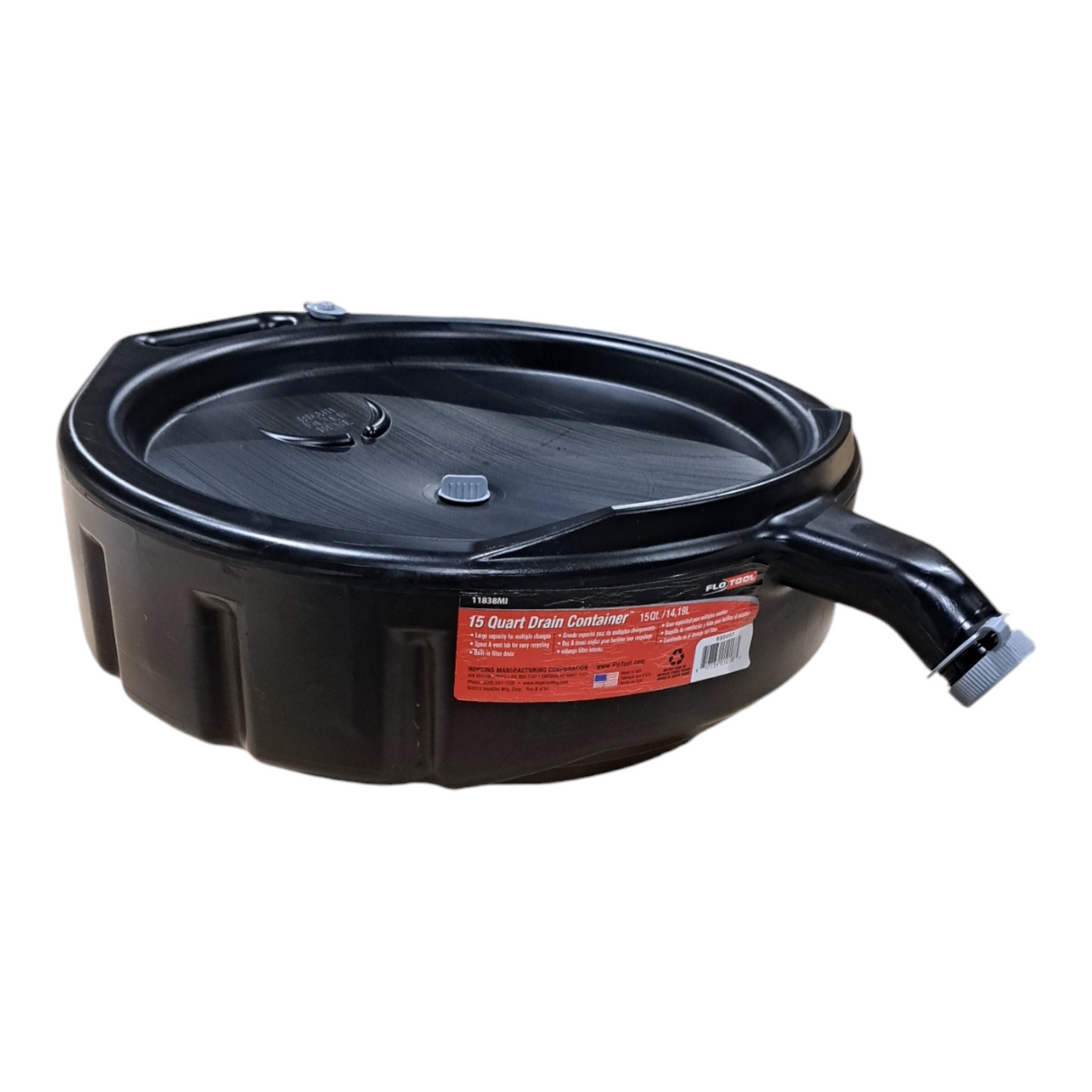 Hopkins, FloTool, 15 Quart, Drain Container