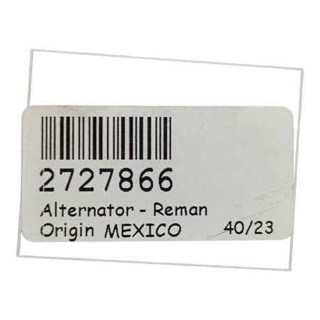 12V 55A Reman Alternator 8C5510R | Compatible with CAT RT50, RT60, RT80, RT100, T80D, V50E Models - Freeman Liquidators