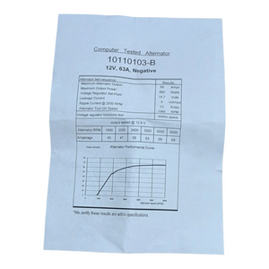 12V, 63A, Alternator, 2354003 | Compatible with Clark Lift Truck Models - Freeman Liquidators