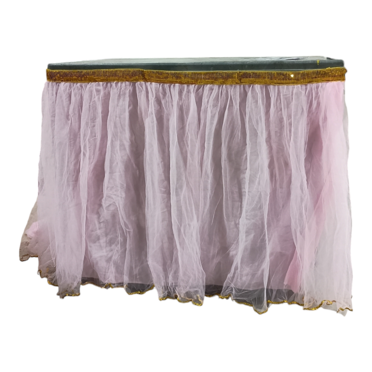 Pink, Table, Skirt, Tulle, Tutu, Rectangle, 6ft