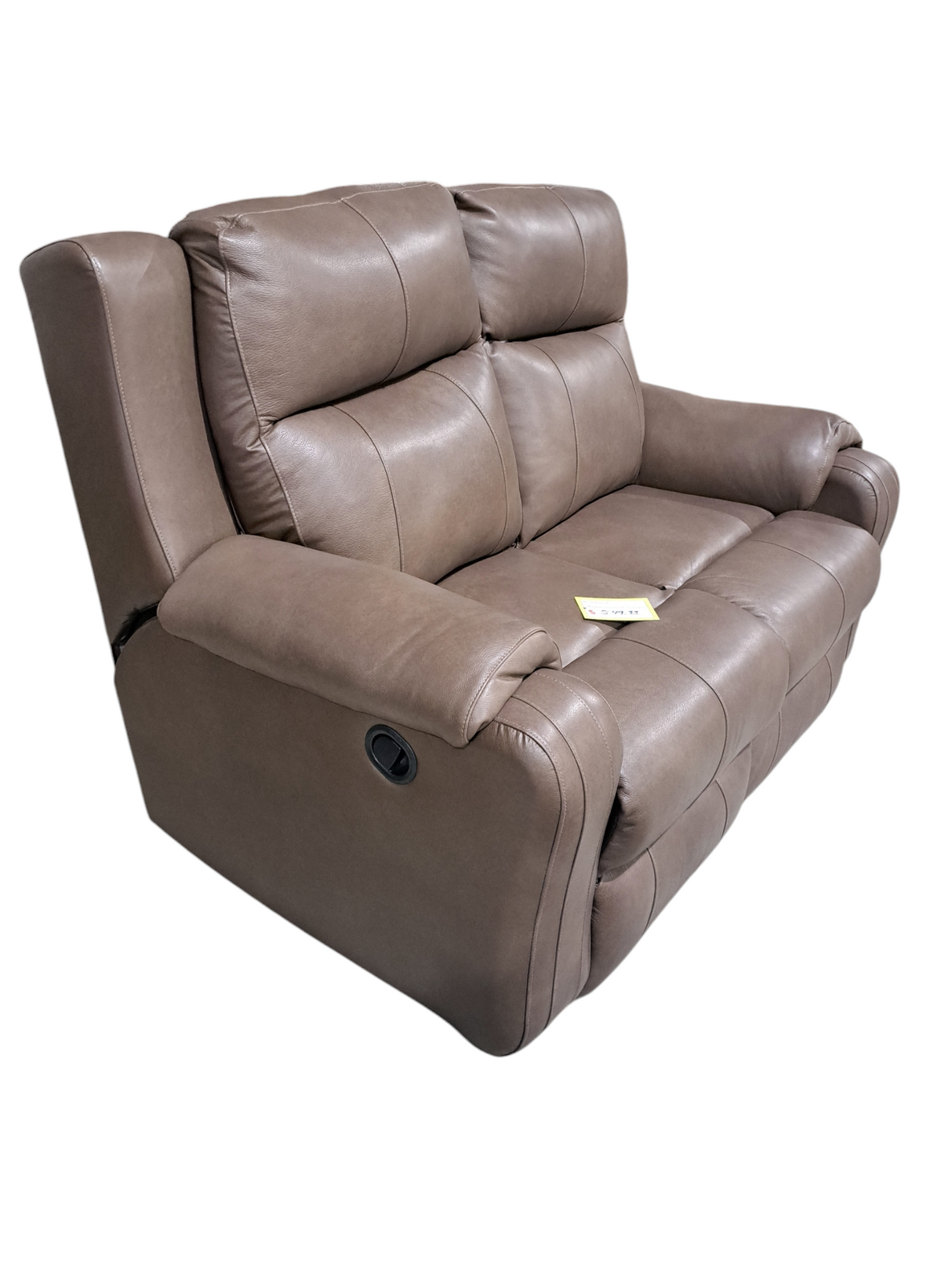 Maximus Maple Double Reclining Love Seat, In-Store Pickup Only