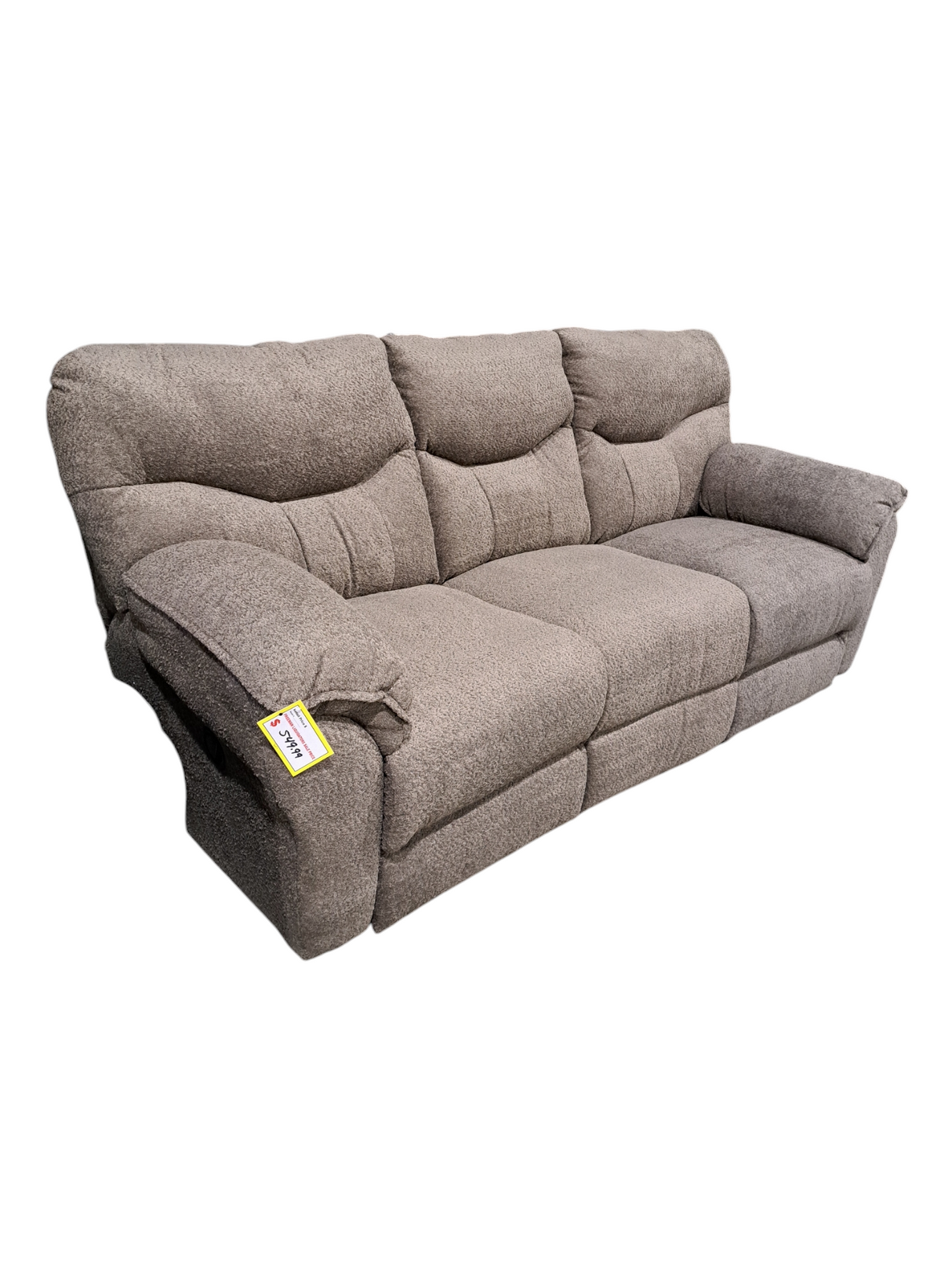 Wooly Bully Emu, Double Reclining Sofa, In-Store Pickup Only