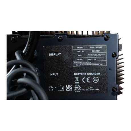 Signet Systems, HBS1500-48, Battery Charger, – 48V, 25A, IP66 - Freeman Liquidators