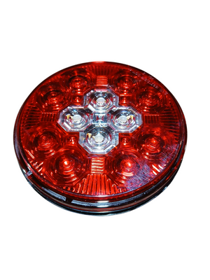 SMH SY1425RC 4" LED Stop Tail Turn Backup Light Red/Clear Lens - Freeman Liquidators